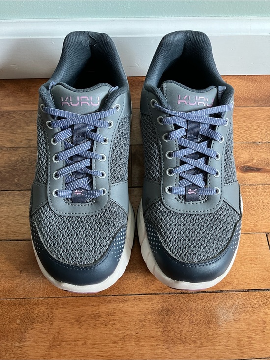 KURU Shoes - KURU Quantum 2 Women’s 7.5 Wide Walking Sneakers Pewter Night Sky